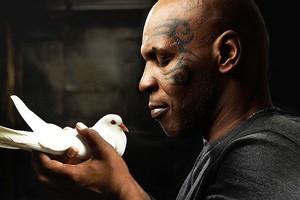 An intruder got away with a lucky escape before disturbing former top boxer Mike Tyson. Photo / Supplied
