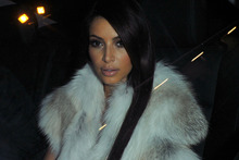 Kim Kardashian arrives alone to a Fashion Show in Paris, post-break-up with NBA star Kris Humphries. Photo / AP 