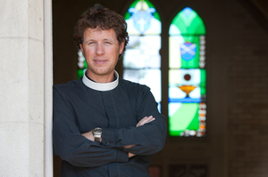 Reverend Stephen Baxter is gobsmacked at what the church is being charged for resource consents. Photo / Chris Loufte