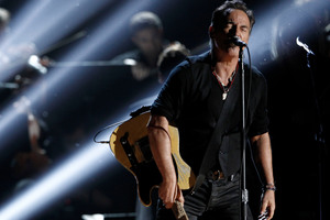 Bruce Springsteen performs at the 54th annual Grammy Awards. Photo / AP