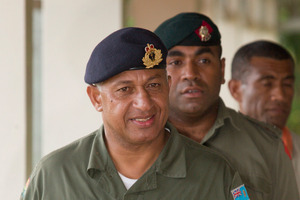 Commodore Frank Bainimarama. File photo / Greg Bowker