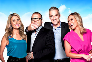 Australia's Channel Ten Breakfast show team (from left) Magdalena Roze, Paul Henry, Andrew Rochford and Kathryn Robinson. Photo / Supplied