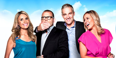 Australia's Channel Ten Breakfast show team (from left) Magdalena Roze, Paul Henry, Andrew Rochford and Kathryn Robinson. Photo / Supplied
