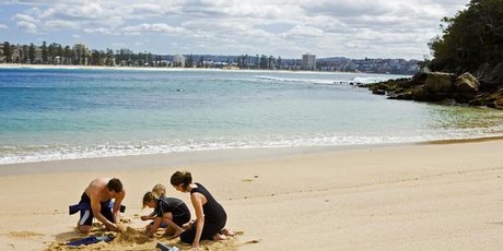 Shelly Beach plus sunshine equals summer at its sweetest. Photo / Tourism NSW