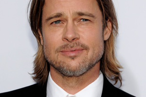 Hollywood stars like Brad Pitt might be able to get away with facial hair, but most women find clean-shaven men significantly more attractive, according to a new study. Photo / AP