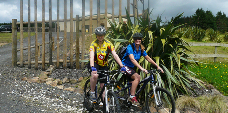 The start of the Maraeroa Cycleway outside Pa Harakeke. Photo / Supplied