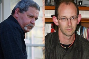 David Tamihere and David Bain. Photos / Sarah Ivey, Supplied