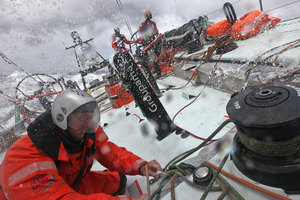 Groupama are 875 miles away from Auckland. Photo / Yann Riou