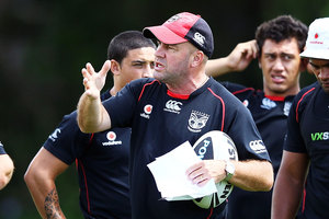 Warriors coach Brian McClennan. Photo / Getty Images.
