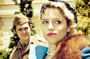 Reluctant lovers Benedick and Beatrice capture the mood of the late 1940s. Photo / Supplied