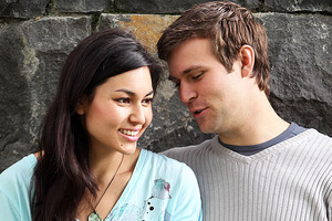 MasterChef winner Nadia Lim and her husband, Carlos Bagrie. Photo / Janna Dixon
