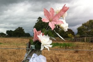 A scene from the Carterton civic memorial service. Photo / Matthew Backhouse