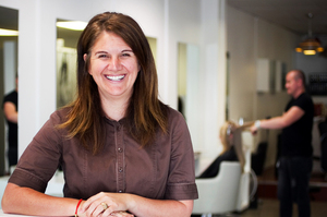 Sara Allsop from Dharma salon. Photo / Natalie Slade