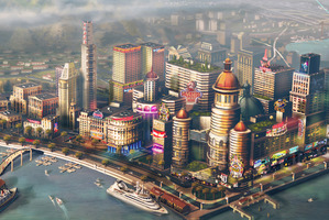 SimCity has been reborn - this time with smog and angry activists. Photo / Supplied
