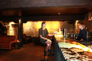 It's a long wait at 1885's bar. Photo / Doug Sherring