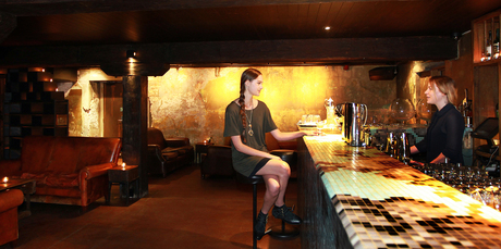 It's a long wait at 1885's bar. Photo / Doug Sherring
