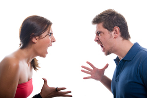 Men who throw tantrums and talk about problems could make the women in their lives happier - rather than being the silent sulker. Photo / Thinkstock