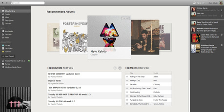 Screenshots of online streaming service, Spotify. Photo / Chris Schulz