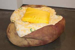 A whole new meaning to the term couch potato - the baked potato beanbag. Photo / Supplied