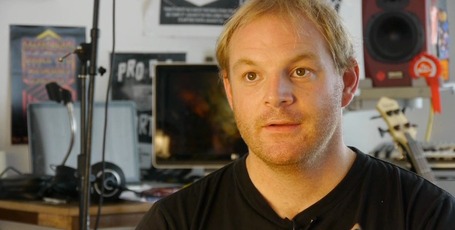 Winning team member Richard Falkner.