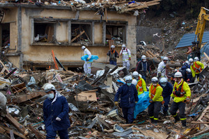 Many urban areas such as Rikuzentakata, Iwate, were devastated in the earthquake and tsunami a year ago. Photo / Getty Images