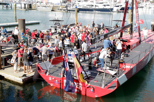 After some smooth sailing Volvo Ocean Race boats will face hurricane force winds and churning seas. Photo / Richard Robinson