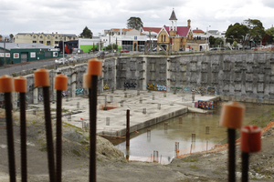 The $250 million Soho square development, one of the projects Strategic Finance lent money to. Photo / NZ Herald