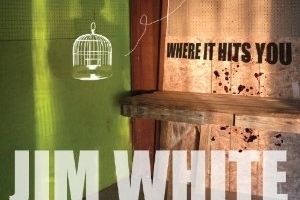 Jim White's album cover for 'Where it Hits You'. Photo / Supplied