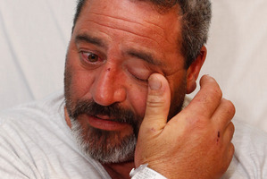 Dallas Reedy was recovering in hospital yesterday after his 18-hour ordeal. Photo / Mark Mitchell