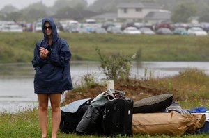 Holiday park guest nights dropped 4.5 per cent as the rain kept falling. Photo / Christine Cornege