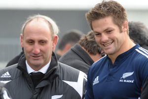 Jock Hobbs and Richie McCaw. Photo / NZPA