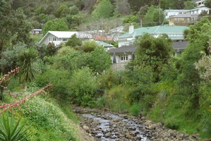 Brookby Motel guests nod off to the sound of water flowing gently over rocks in the neighbouring stream. Photo / Supplied