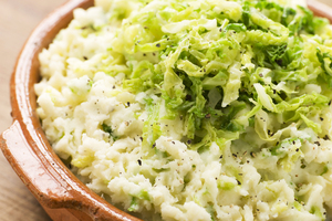 Get ready for St Patty's with the heart-warming colcannon dish of greens and potatoes. Photo / Thinkstock