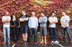 Gareth Stewart, Sachie Nomura, Hayden McMillan, Jason Van Dorsten, Nick Honeyman, Warren Turnbull and Mark Harman. Photo / Supplied