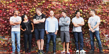 Gareth Stewart, Sachie Nomura, Hayden McMillan, Jason Van Dorsten, Nick Honeyman, Warren Turnbull and Mark Harman. Photo / Supplied