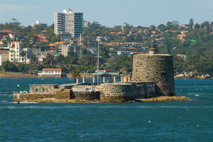 At only 70 metres long, Fort Denison is the smallest of Sydney Harbour's islands and the closest to the city's CBD. Photo / Thinkstock