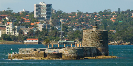 At only 70 metres long, Fort Denison is the smallest of Sydney Harbour's islands and the closest to the city's CBD. Photo / Thinkstock
