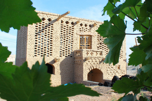 A traditional grape drying house in Turpan, China. Photo / Jim Eagles