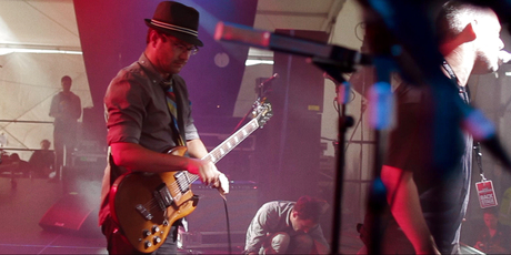 A scene from the making of The Black Seeds' Dust and Dirt.
Photo / Supplied