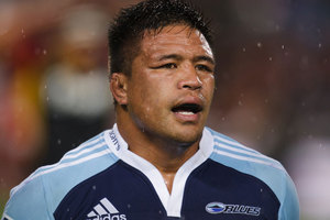 Blues captain Keven Mealamu. Photo / Stephen Barker