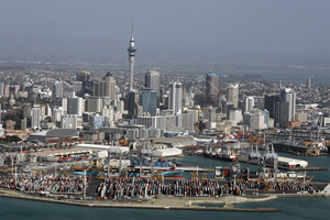 A constrained Port of Auckland (pictured) and the recent industrial dispute leaves Northport at Marsden Pt well placed to win more North Island shipping trade. Photo / Herald on Sunday.