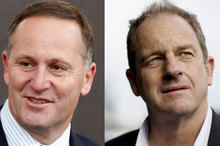 John Key and David Shearer. File photo / NZ Herald