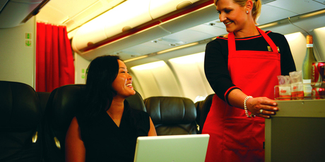 Jetstar took out the award for best business class white in the Cellars in the Sky competition. Photo / Supplied