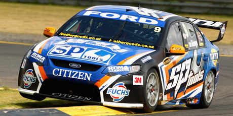 Shane Van Gisbergen and Mark Winterbottom managed a Ford whitewash at the non-championship Melbourne GP round of V8 Supercars. Photo / Getty Images