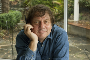 Malcolm Walker keeps his cartoons "small-scale". Photo / Patrick Reynolds