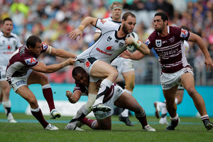 Simon Mannering says he has enjoyed every moment of his time leading the Warriors. Photo / Brett Phibbs