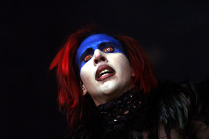 Marilyn Manson has teamed up with Johnny Depp for a cover version of You're So Vain. Photo / Russell Smith