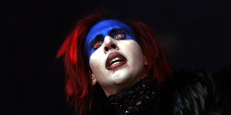 Marilyn Manson has teamed up with Johnny Depp for a cover version of You're So Vain. Photo / Russell Smith