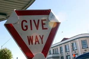 The give way rule changes on March 25. Photo / Lynda Feringa