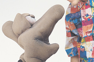 Thingee was a TV puppet who appeared with Jason Gunn on after-school TV shows. Photo / Supplied